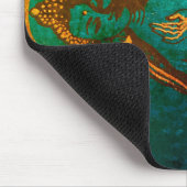 Türkisbuddha-Bild meditierende 'Buddha-Ruhe Mousepad (Ecke)