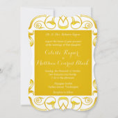 Türkisch-arabisch-marokkanische Hochzeit oder Part Einladung (Rückseite)