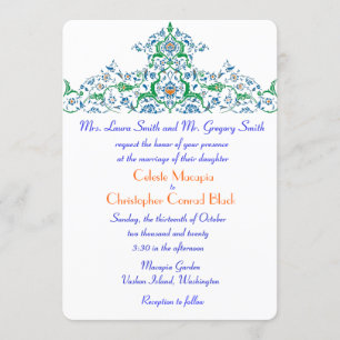 Türkisch-arabisch-marokkanische Hochzeit oder Part Einladung