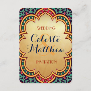 Türkisch-arabisch-marokkanische Hochzeit oder Part Einladung