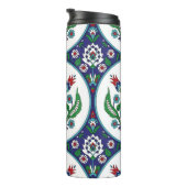 Türkisch arabisch, Tulpe Blume, nahtlos Muster. Thermosbecher (Nach rechts gedreht)