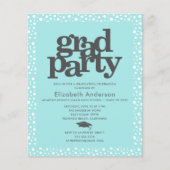 Türkisch blaues Budget grad Obergrenze fett Party  (Vorderseite)