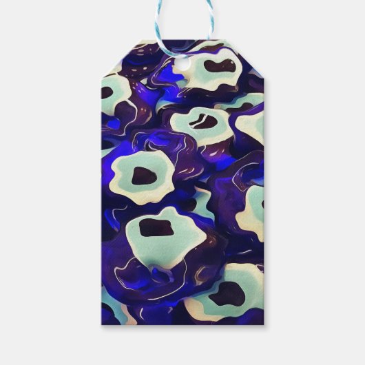 Türkisch Boncuk Eye Shaped Amulet Bizarre Art Geschenkanhänger (Vorderseite)