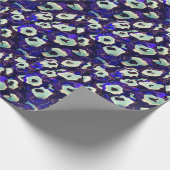 Türkisch Boncuk Eye Shaped Amulet Bizarre Art Geschenkpapier (Ecke)