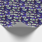 Türkisch Boncuk Eye Shaped Amulet Bizarre Art Geschenkpapier (Ecke)
