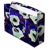 Türkisch Boncuk Eye Shaped Amulet Bizarre Art Große Geschenktüte (Rückseite Schrägansicht)