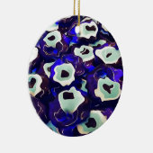 Türkisch Boncuk Eye Shaped Amulet Bizarre Art Keramik Ornament (Rechts)