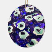 Türkisch Boncuk Eye Shaped Amulet Bizarre Art Keramik Ornament (Links)