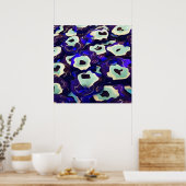 Türkisch Boncuk Eye Shaped Amulet Bizarre Art Poster (Küche)