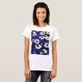 Türkisch Boncuk Eye Shaped Amulet Bizarre Art T-Shirt (Vorne ganz)