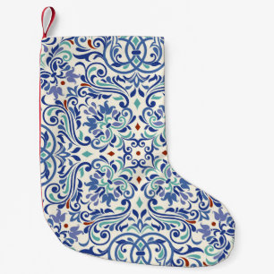 Türkisch farbig: Endlose Tile Elegance. Kleiner Weihnachtsstrumpf