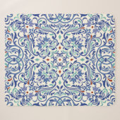 Türkisch farbig: Endlose Tile Elegance. Sherpadecke (Vorderseite (Horizontal))