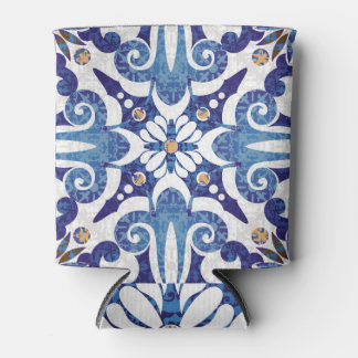 Türkisch farbig: Vintages Ostmuster Dosenkühler