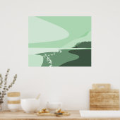 Türkisch-frisches Poster am Strand (Küche)