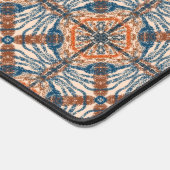 Türkisch Inspiriert: texturierte Marine & Terracot Schreibtischunterlage (Ecke)