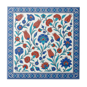 Türkisch Iznik Blumenstrauß Kunst, Dichtung und Mu Fliese