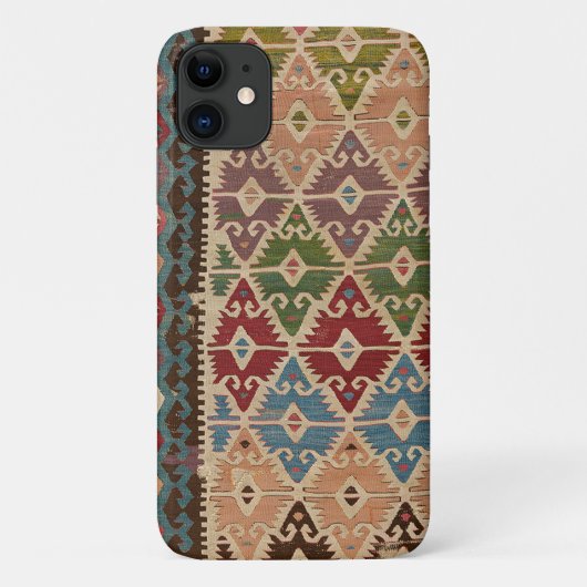 Türkisch Kilim Tepet Rug Case-Mate iPhone Hülle (Rückseite)