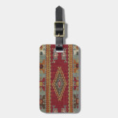 Türkisch Kilim Tepet Rug Gepäckanhänger (Vorderseite vertikal)