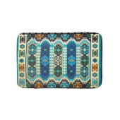 Türkisch-Persischer Teppich Blau grün Badematte (Vorderseite)