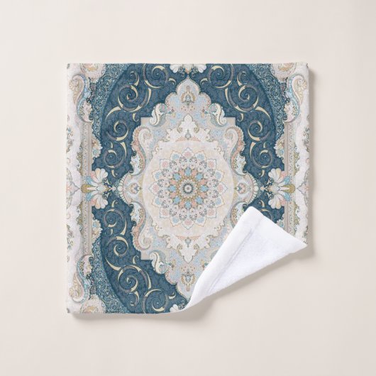 Türkisch-Persischer Teppich-Rug Badhandtuch Set (Waschlappen)