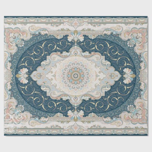 Türkisch-Persischer Teppich-Rug Geschenkpapier (Flach)