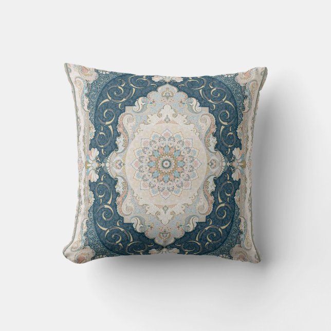 Türkisch-Persischer Teppich-Rug Kissen (Vorderseite)