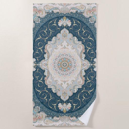 Türkisch-Persischer Teppich-Rug Strandtuch (Vorderseite)