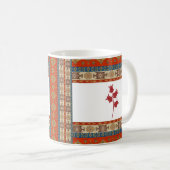 Türkisch-rot-braune Tasse mit Tulips (VorderseiteRechts)