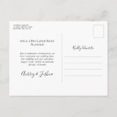 Türkisch-türkisfarbene bingende Knot Aufgehängte H Ankündigungspostkarte (Rückseite)