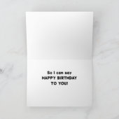 TÜRKISCH VAN SAGT **GLÜCKLICHER GEBURTSTAG FÜR SIE KARTE (Innenseite)