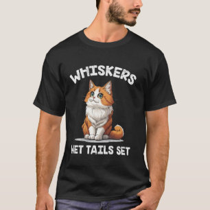 Türkisch Van SCHNURRBAR NAß SCHWANZ SET Lustiger K T-Shirt