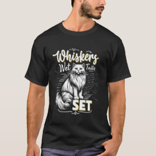 Türkisch Van SCHNURRBAR NAß SCHWANZ SET Lustiger K T-Shirt