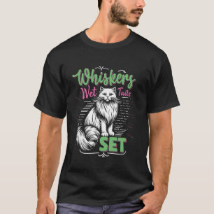 Türkisch Van SCHNURRBART NASSE SCHWÄNZE SET Lustig T-Shirt