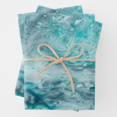 Türkische Abstrakte Farbe Kunst Geschenkpapier Set (Beispiel)