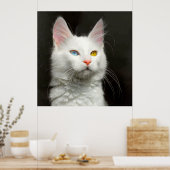 Türkische ANGORA CAT Poster (Küche)