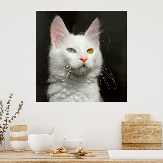 Türkische ANGORA CAT Poster (Küche)