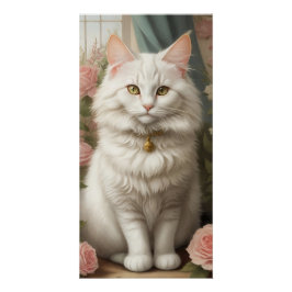 Türkische Angora-Katze Poster