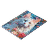 Türkische Angorakatze Notizblock (Linke Seite)