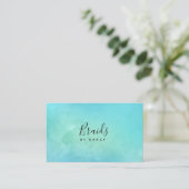 Türkische Aquakultur-Visitenkarte Visitenkarte (Stehend Vorderseite)