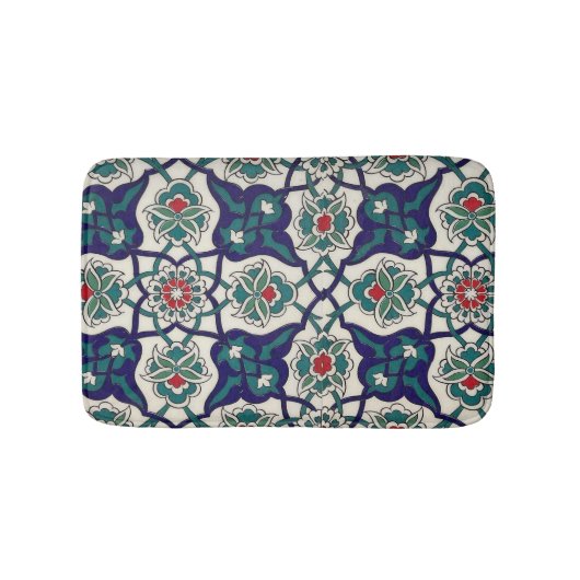 Türkische Blaue Keramik Badematte (Vorderseite)