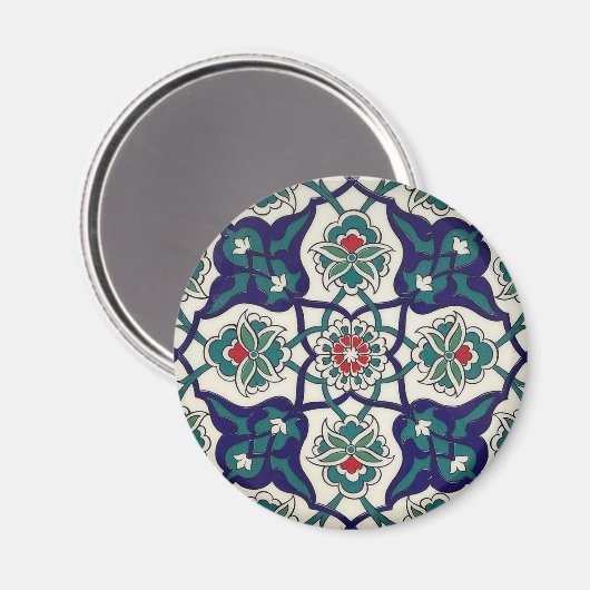 Türkische Blaue Keramik Magnet (Vorderseite/Rückseite)