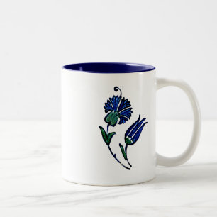 Türkische Blume Zweifarbige Tasse