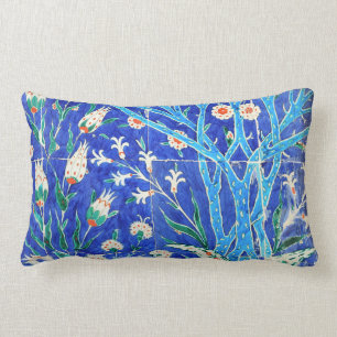 Türkische Blumenfliesen Lendenkissen