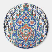Türkische Blumenfliesen Magnet (Vorne)