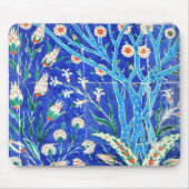 Türkische Blumenfliesen Mousepad (Vorne)