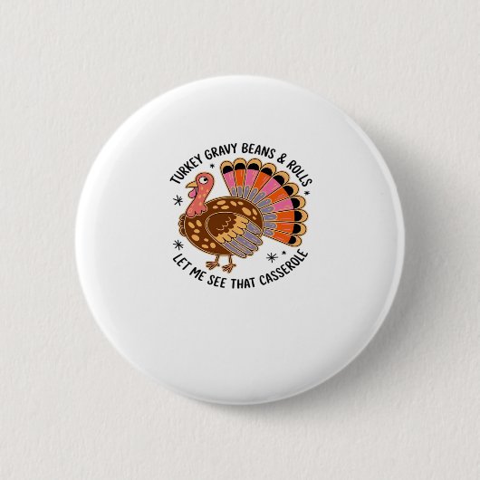 Türkische Bohnen und Brötchen ließ mir sehen, dass Button (Vorderseite)