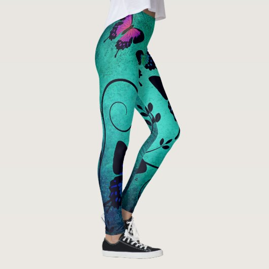 Türkische Butterfly-Leggings Leggings (Rechts)