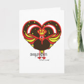 Türkische Divas - lustige Erntedank Cartoon Karten (Vorderseite)