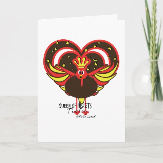 Türkische Divas - lustige Erntedank Cartoon Karten (Vorderseite)