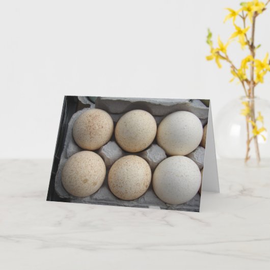 Türkische Eier Karte (Gelbe Blume)